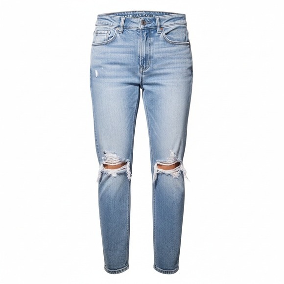 American Eagle Outfitters Denim - American Eagle Outfitters Mom Jeans Ripped Distressed Denim Women's Size 00